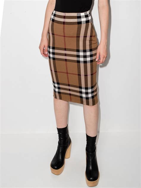 burberry look alike skirt